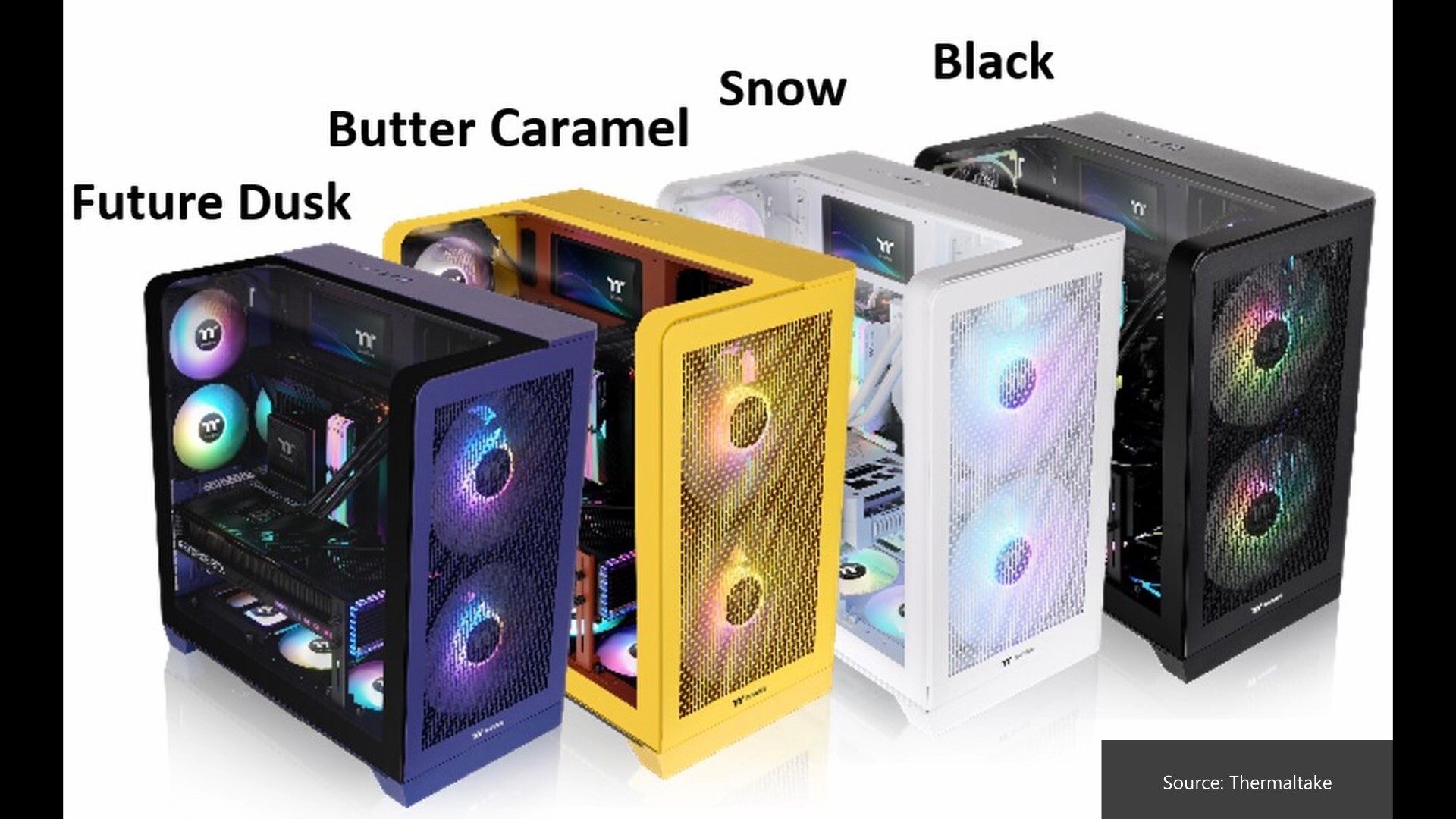 Thermaltake View 390 Air Colours