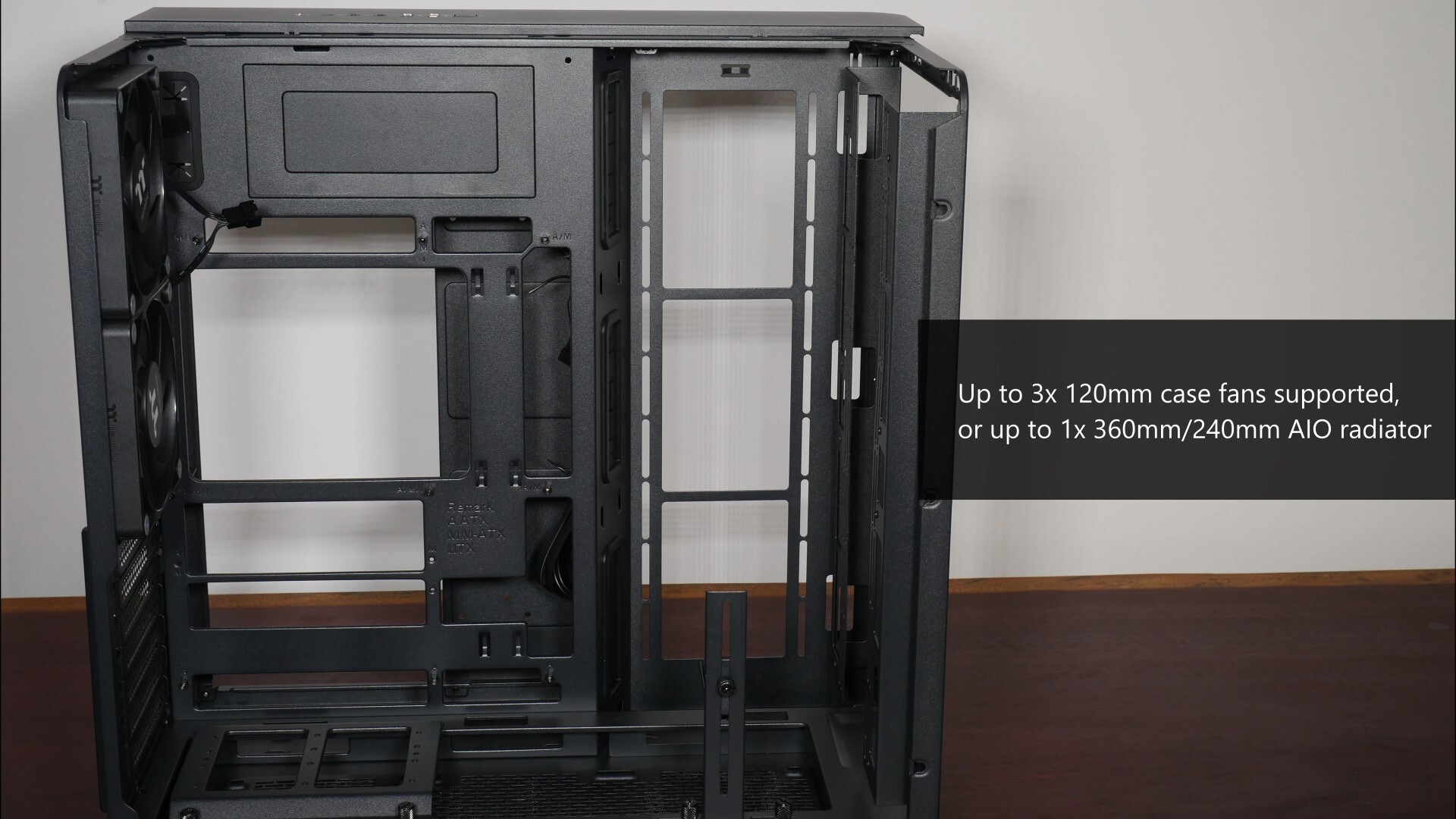 Thermaltake View 390 Air Side Case Fan Support