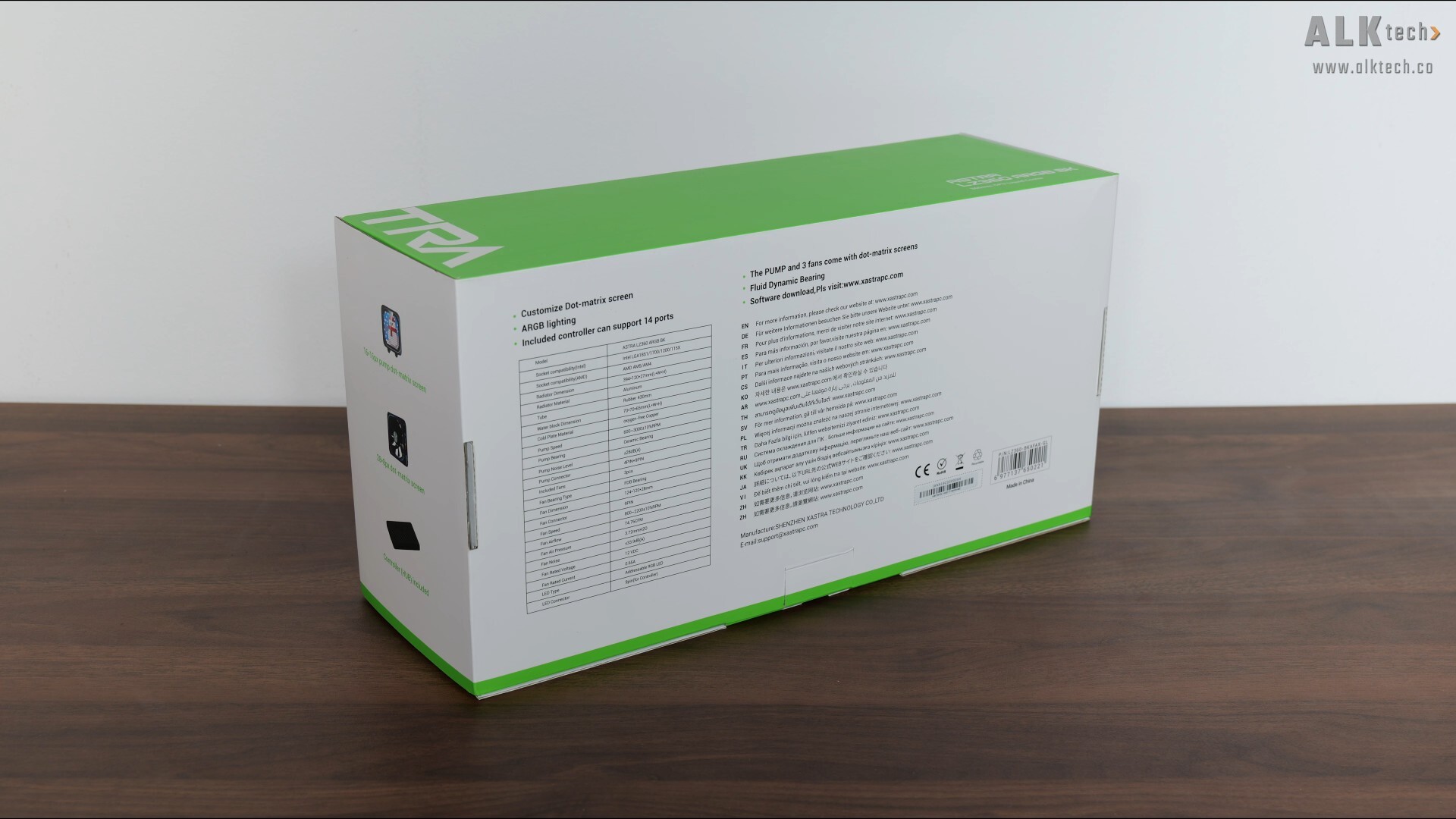 XASTRA ASTRA LZ360 ARGB Packaging (Rear)