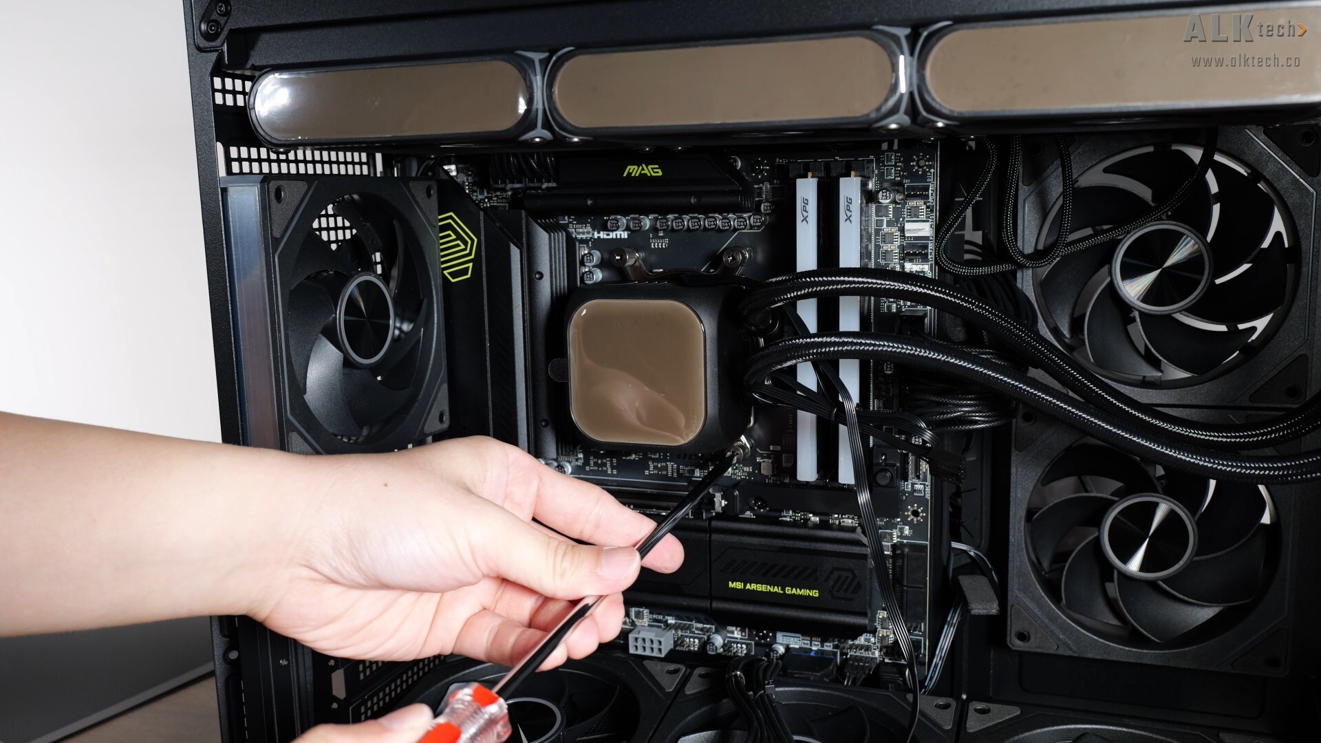 XASTRA ASTRA LZ360 ARGB Pump Block Installation