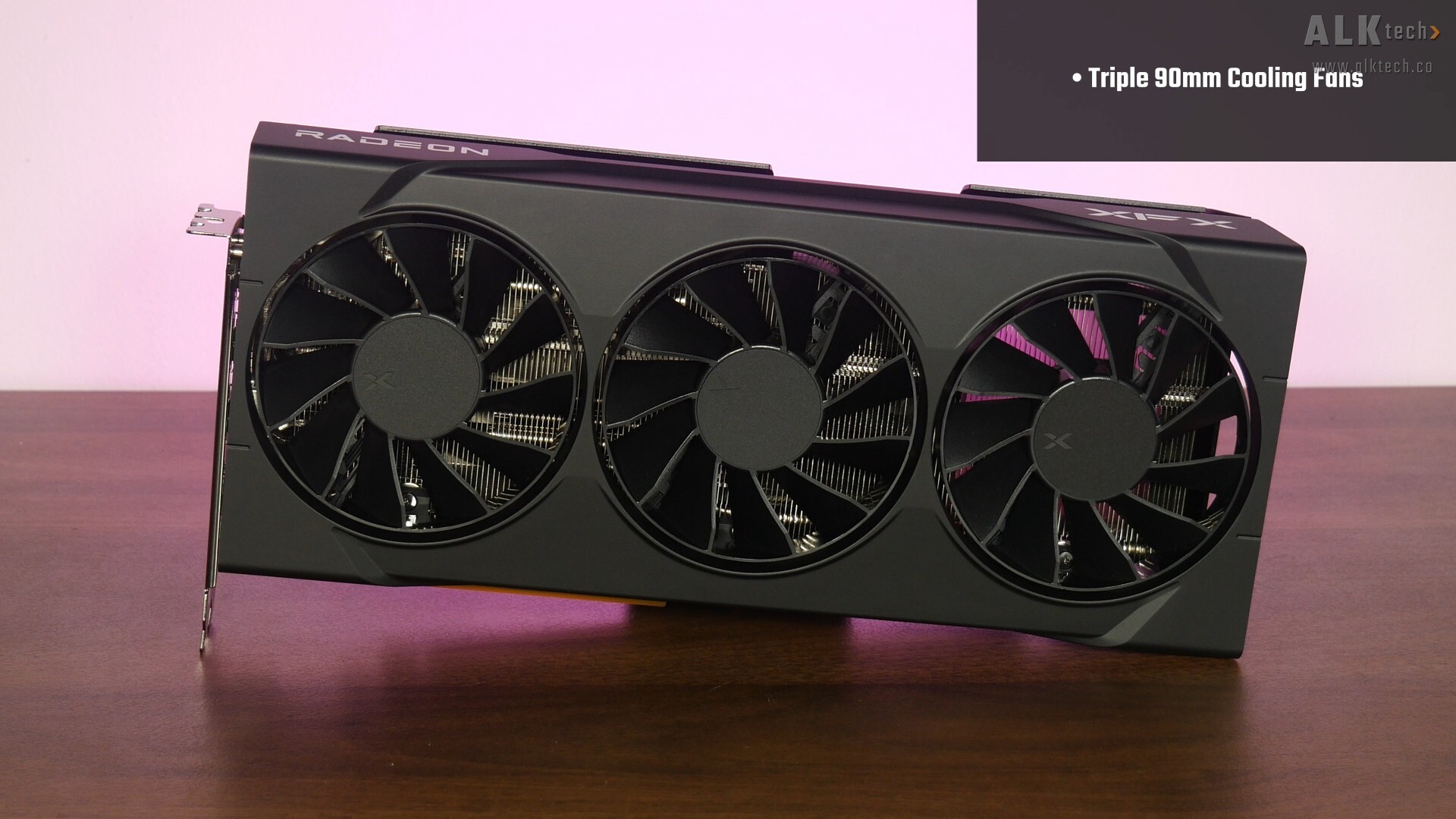 XFX Swift Radeon RX 9070 GRE Triple Fan 12GB GDDR6 Aesthetics (Front)