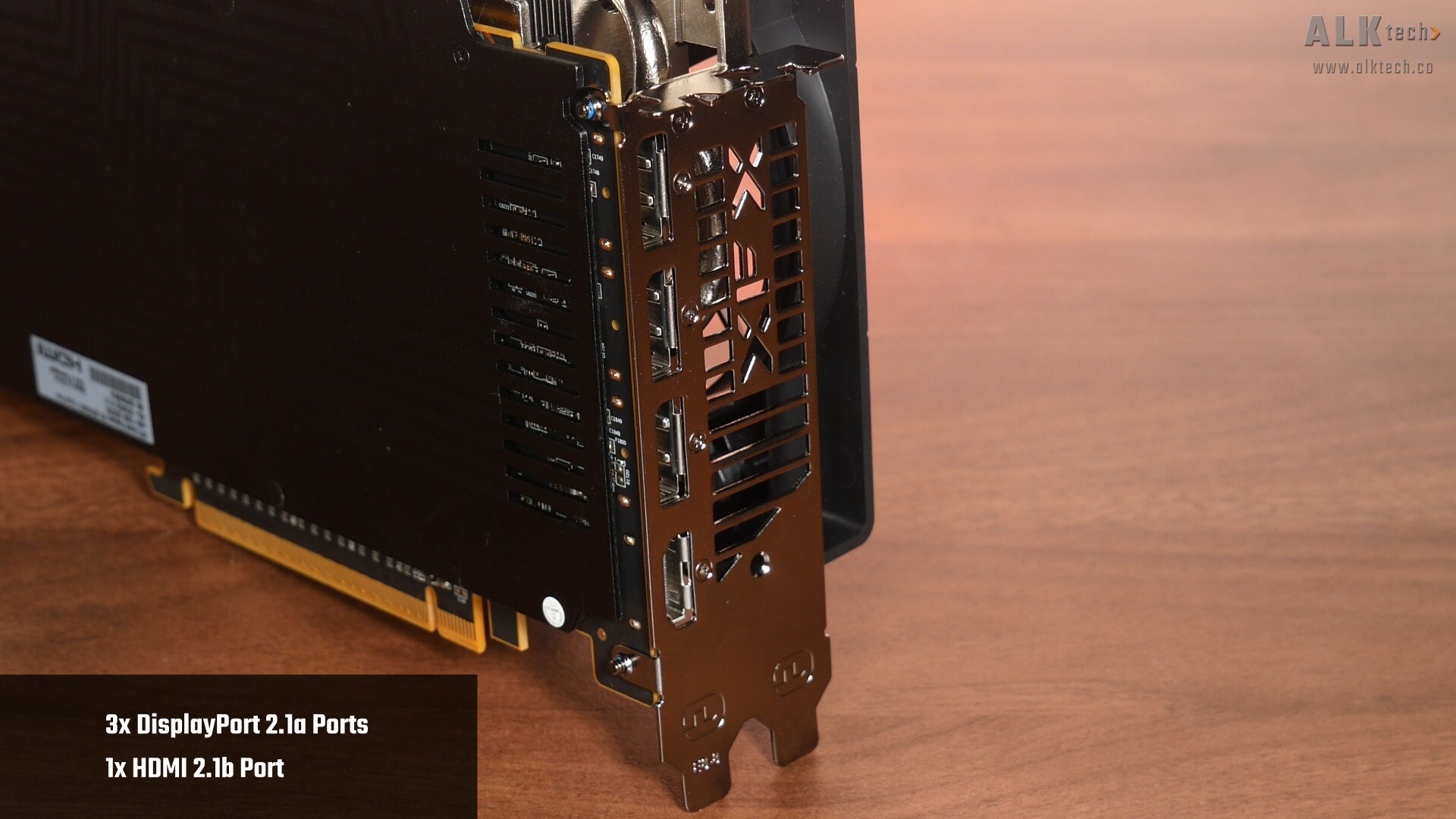 XFX Swift Radeon RX 9070 GRE Triple Fan 12GB GDDR6 Display Outputs
