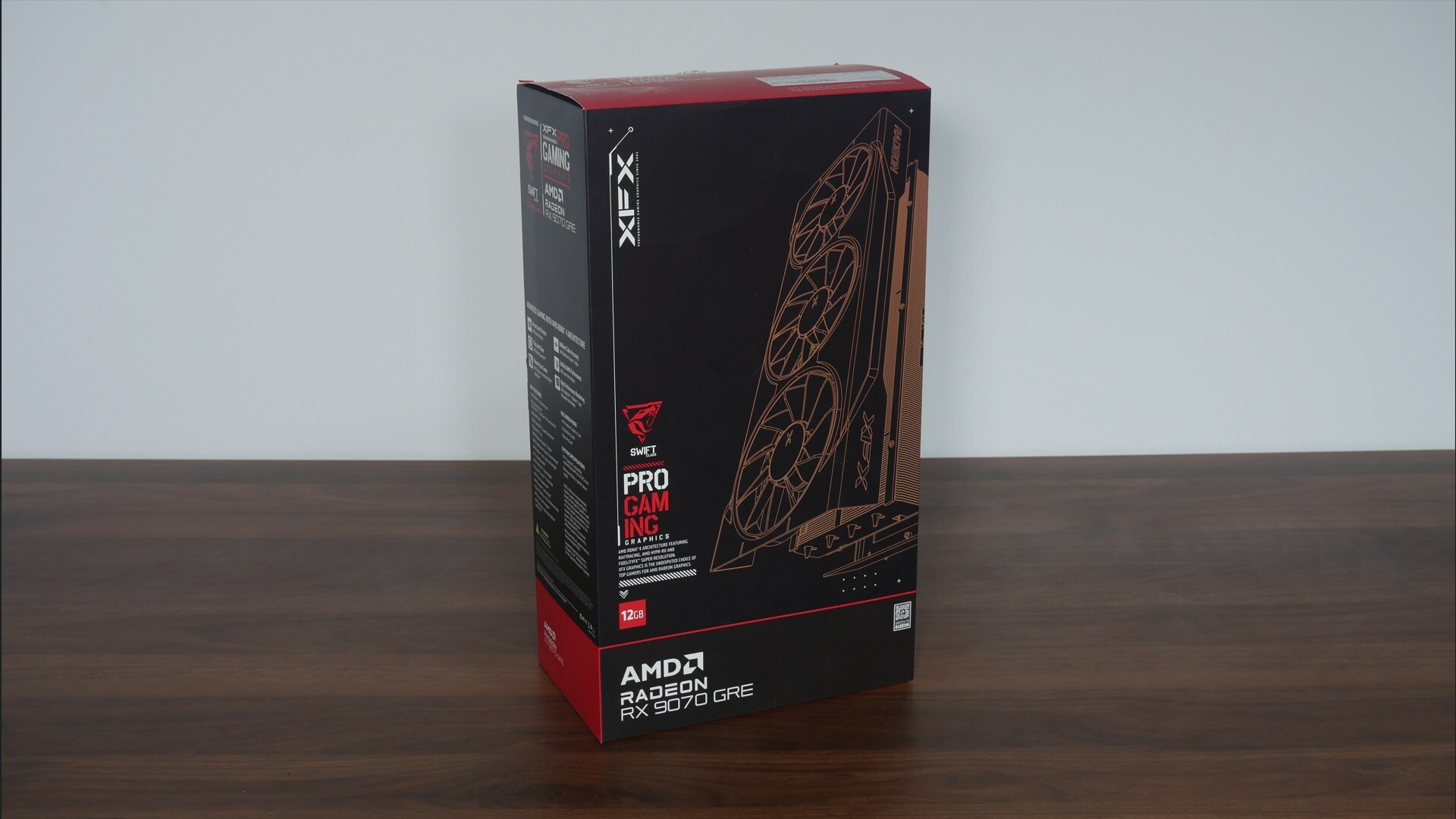 XFX Swift Radeon RX 9070 GRE Triple Fan 12GB GDDR6 Packaging (Front)