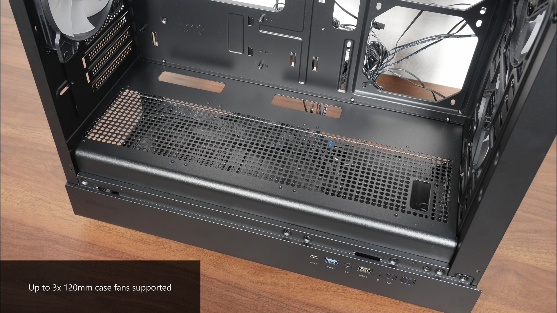 Zalman M5 Bottom Panel Cooling Support