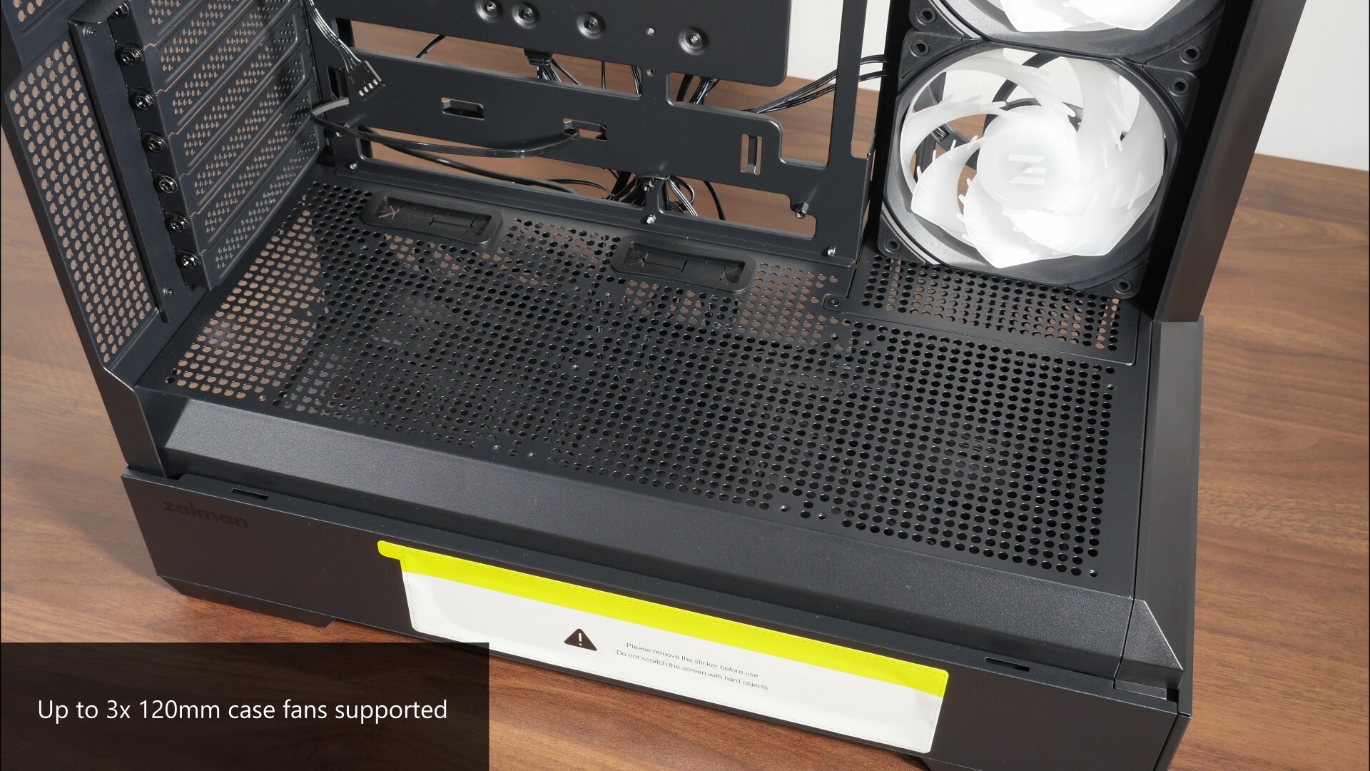 Zalman P40 DS Bottom Panel Cooling Support