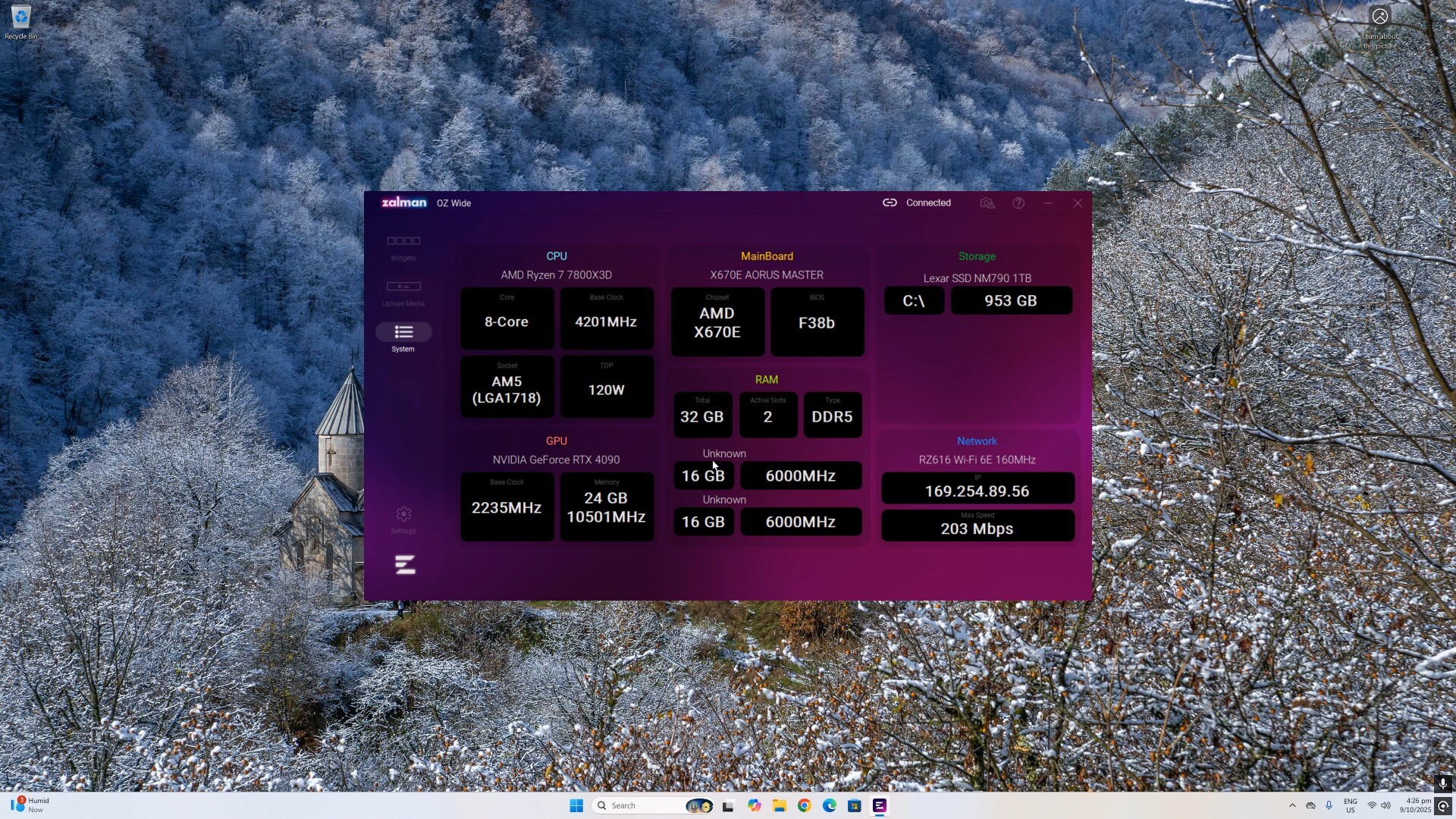 Zalman P40 DS OZ Wide (4)