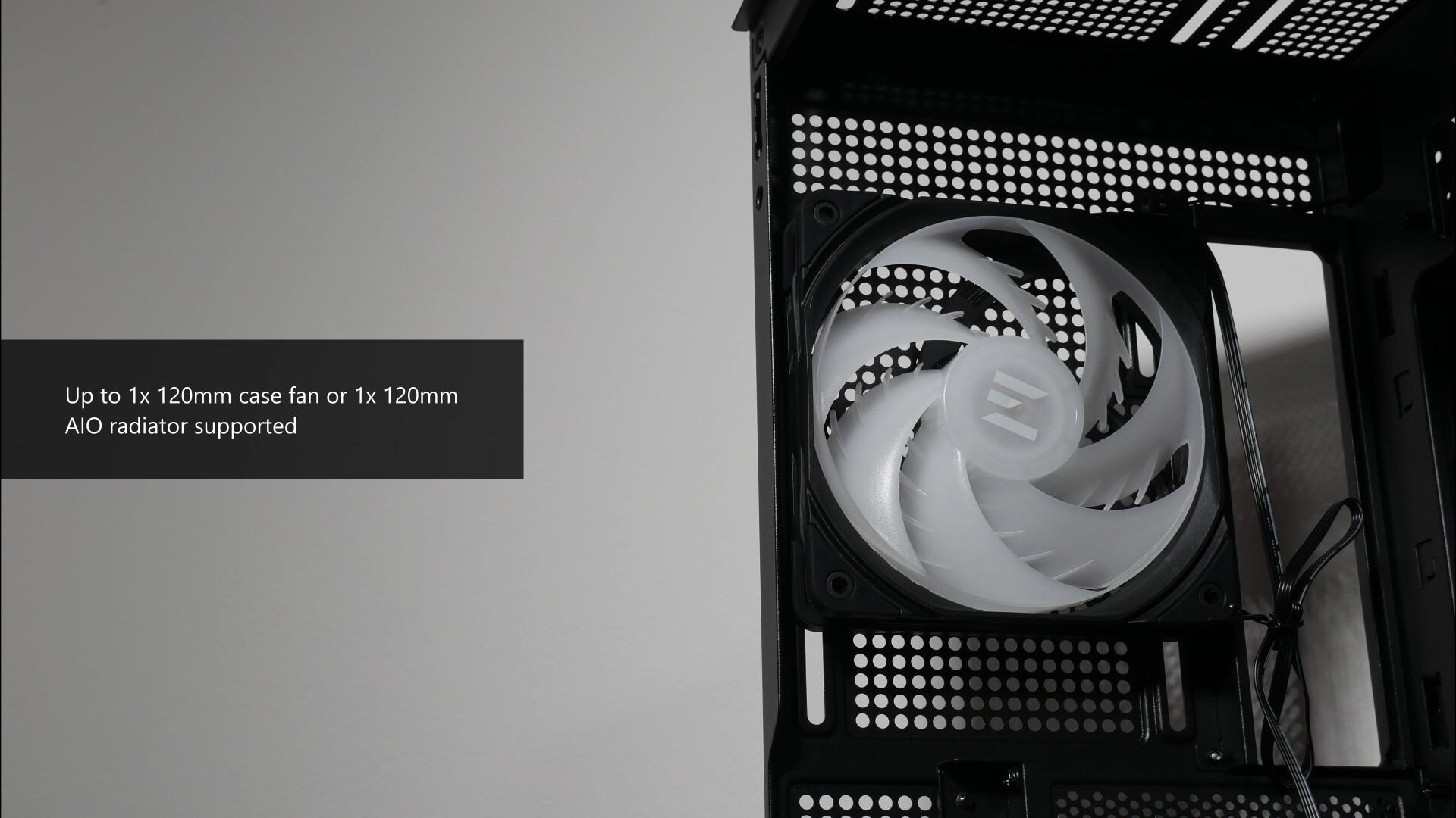 Zalman P40 DS Rear Panel Cooling Support