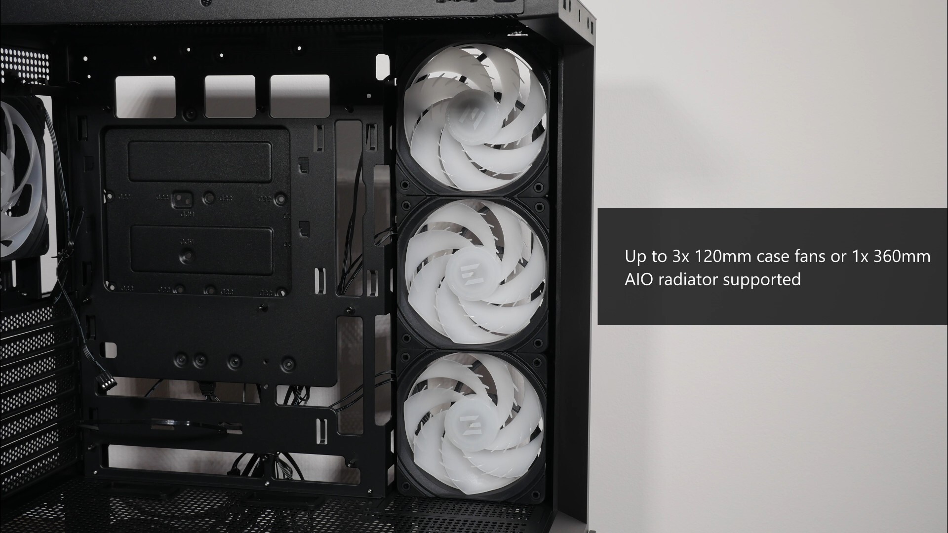 Zalman P40 DS Side Panel Cooling Support