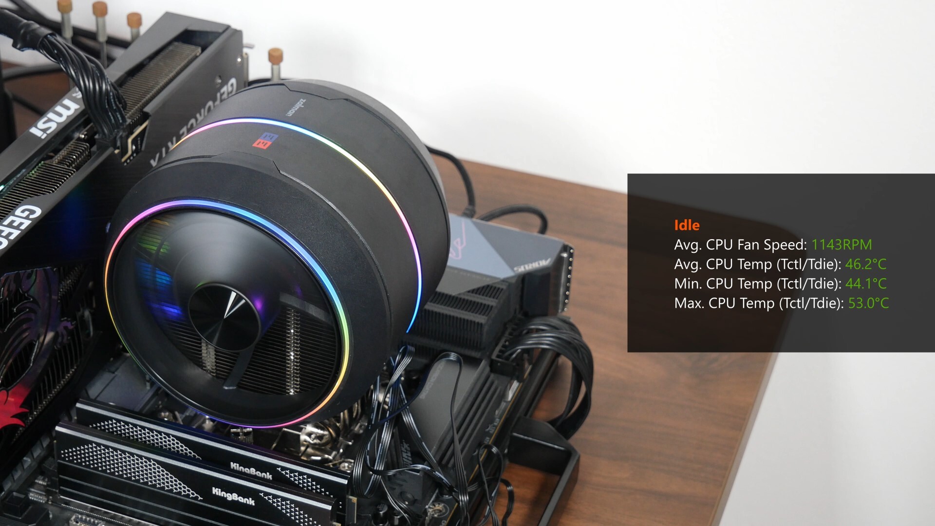 Zalman ZET 5 Idle Results