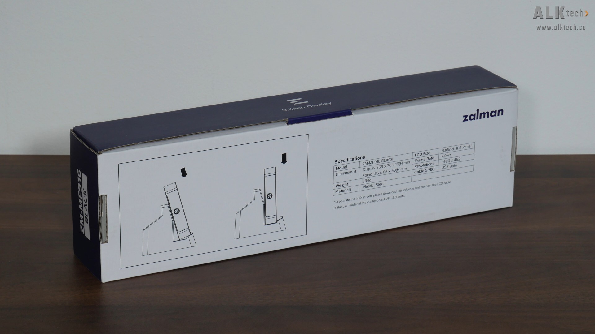 Zalman ZM-MF916 Packaging (Rear)